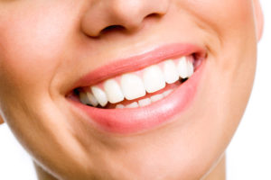 close-up of a healthy smile