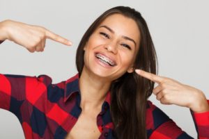 girl with braces