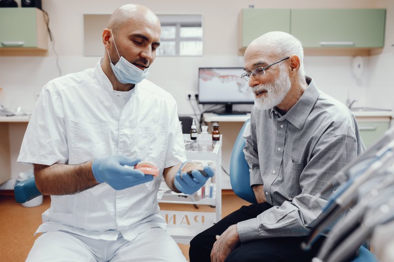 Patient smiling at their dental hygiene appointment