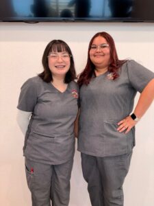 Two staff members of Bear Creek Family Dentistry.
